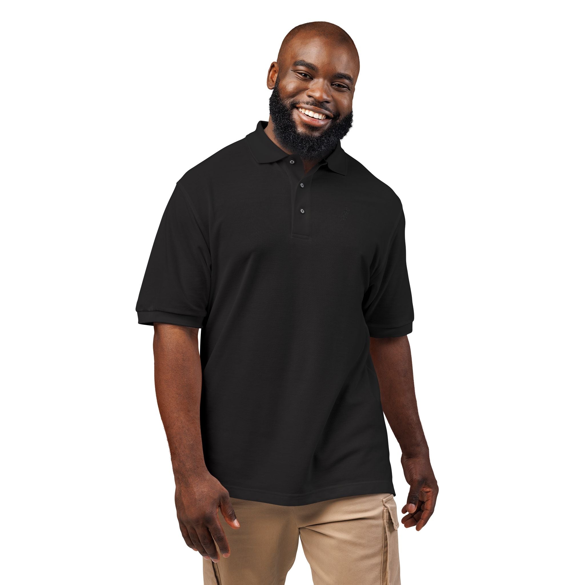Luxury Black Polo Shirt