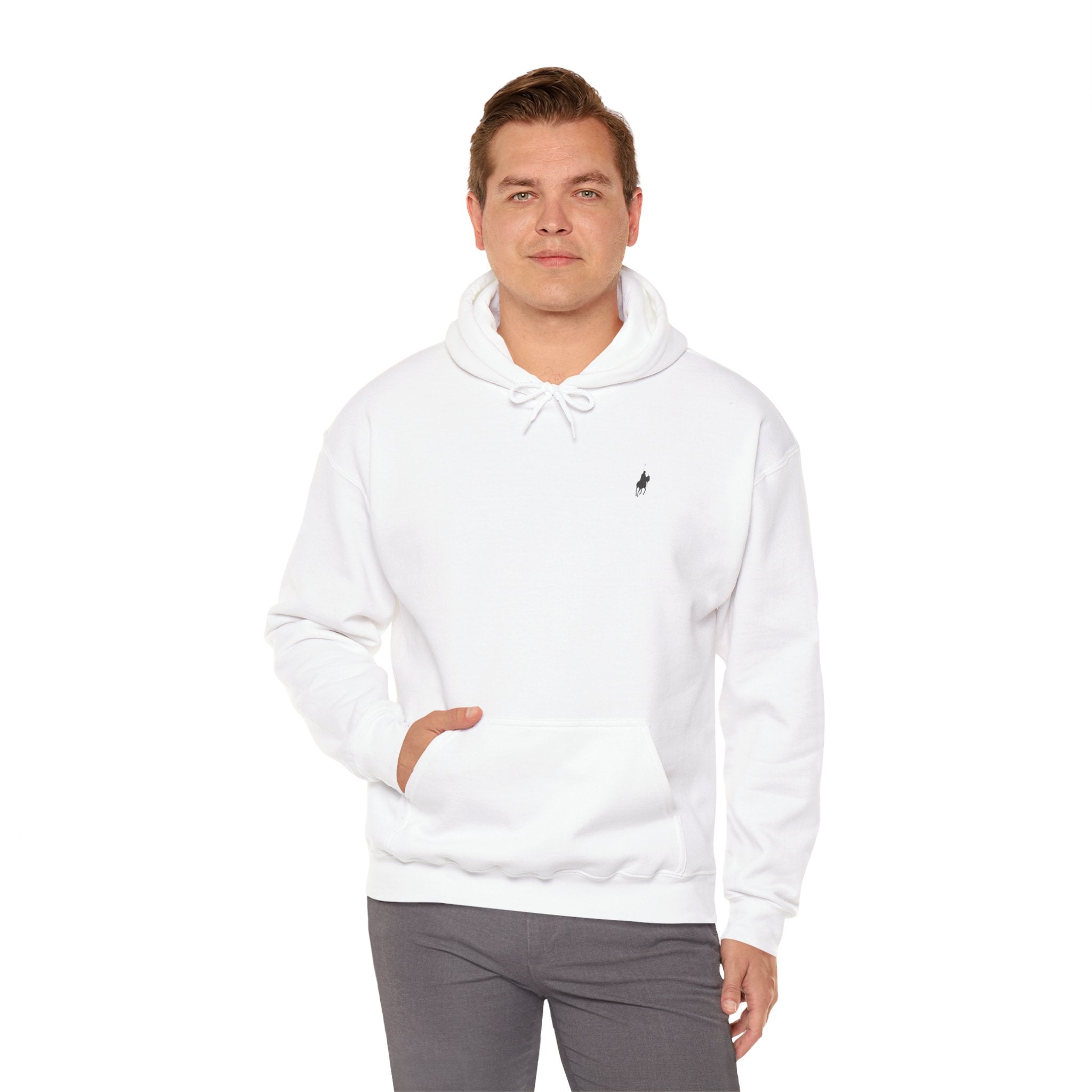 White Basic Hoodie